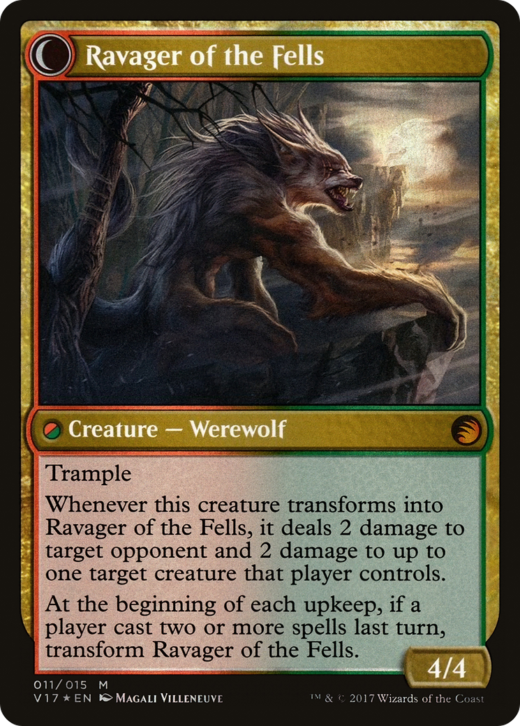 Huntmaster of the Fells (V17-011) - From the Vault: Transform: (Double Faced Transform) Foil