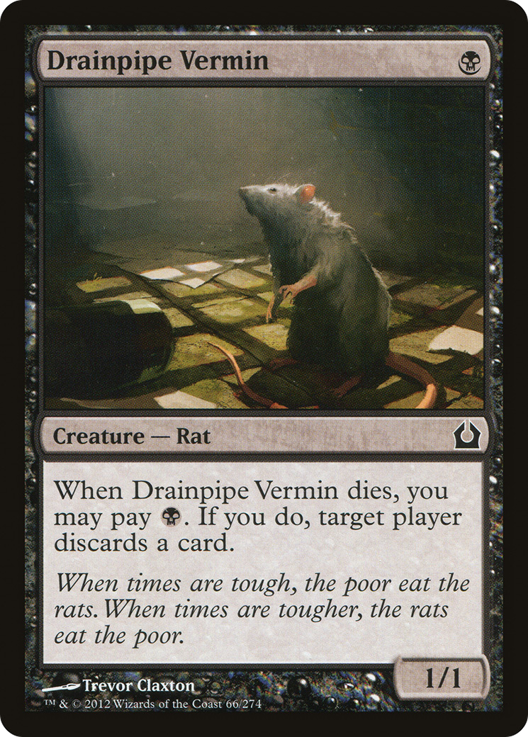 Drainpipe Vermin (RTR-066) - Return to Ravnica