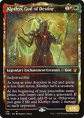 Klothys, God of Destiny (Showcase) (THB-268) - Theros Beyond Death: (enchantment, Showcase) Foil