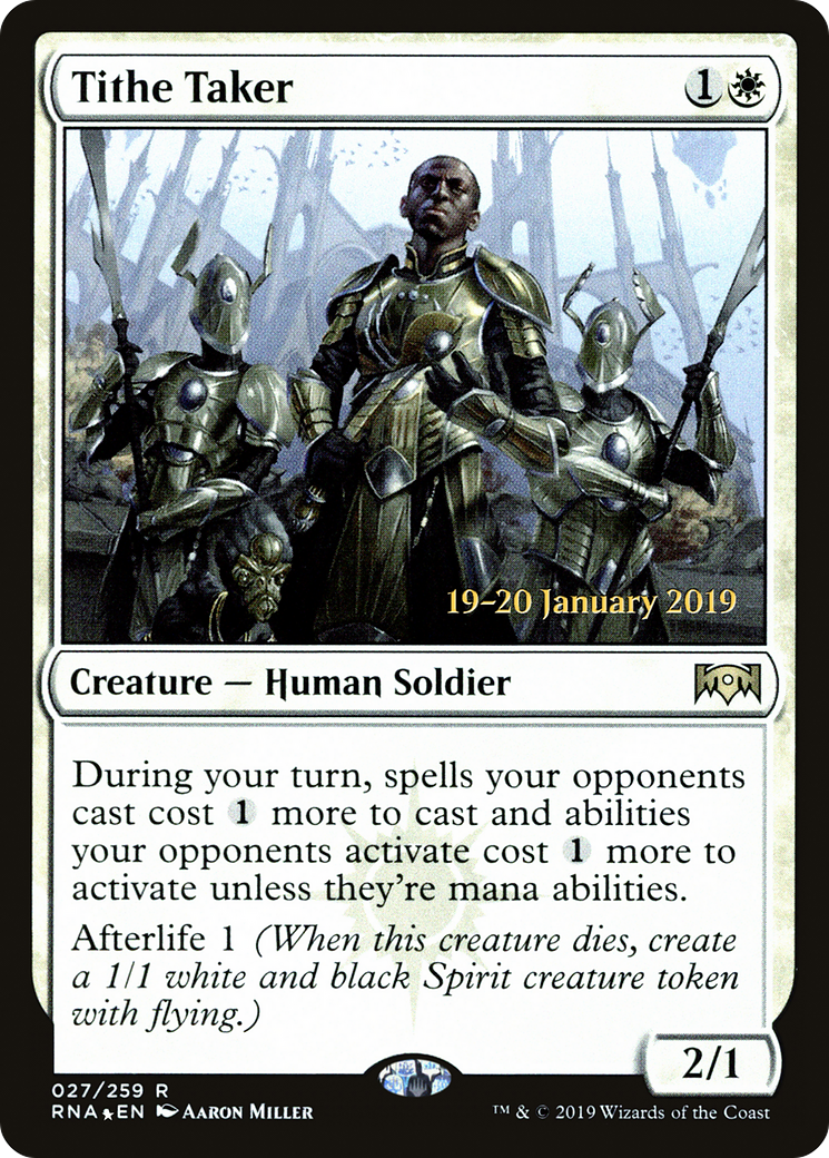 Tithe Taker (PRE-27S) - Ravnica Allegiance Promos Foil