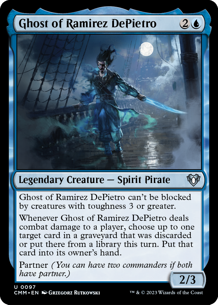 Ghost of Ramirez DePietro (CMM-097) - Commander Masters