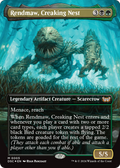 Rendmaw, Creaking Nest (Borderless) (DSC-005) - Duskmourn: House of Horror Commander Foil