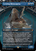 Cresting Mosasaurus (Borderless) (Emblem) (REX-028) - Jurassic World Collection Foil