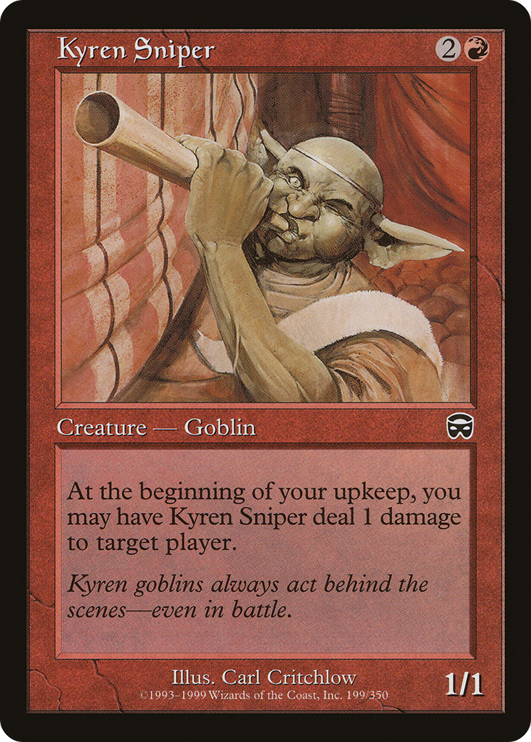 Kyren Sniper (MMQ-199) - Mercadian Masques Foil