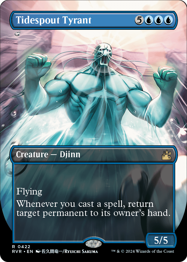 Tidespout Tyrant (Anime Borderless) (RVR-422) - Ravnica Remastered Foil