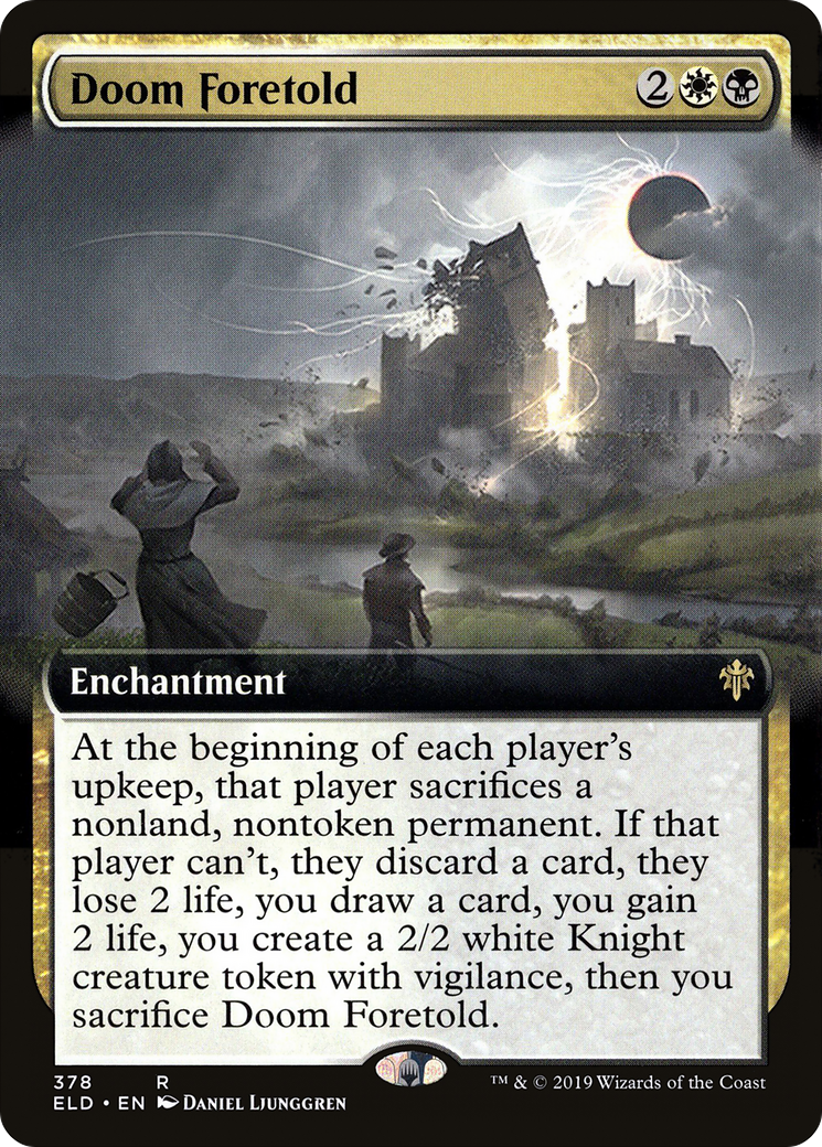 Doom Foretold (Extended Art) (ELD-378) - Throne of Eldraine: (Extended Art)