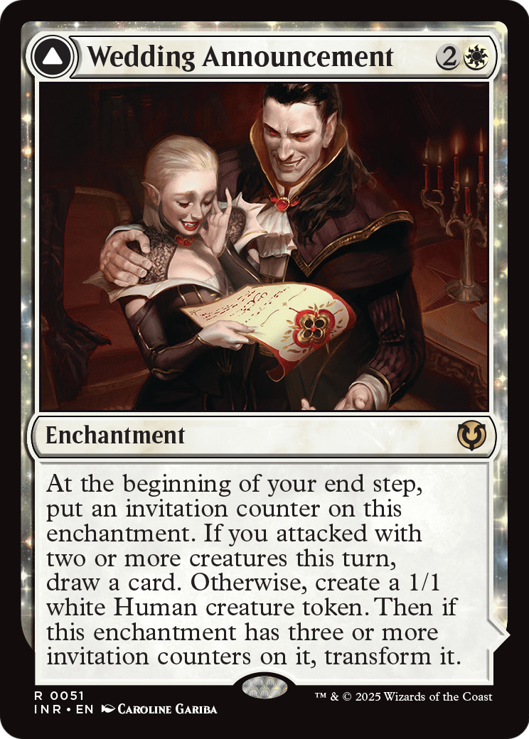 Wedding Announcement (INR-051) - Innistrad Remastered: (enchantment) Foil