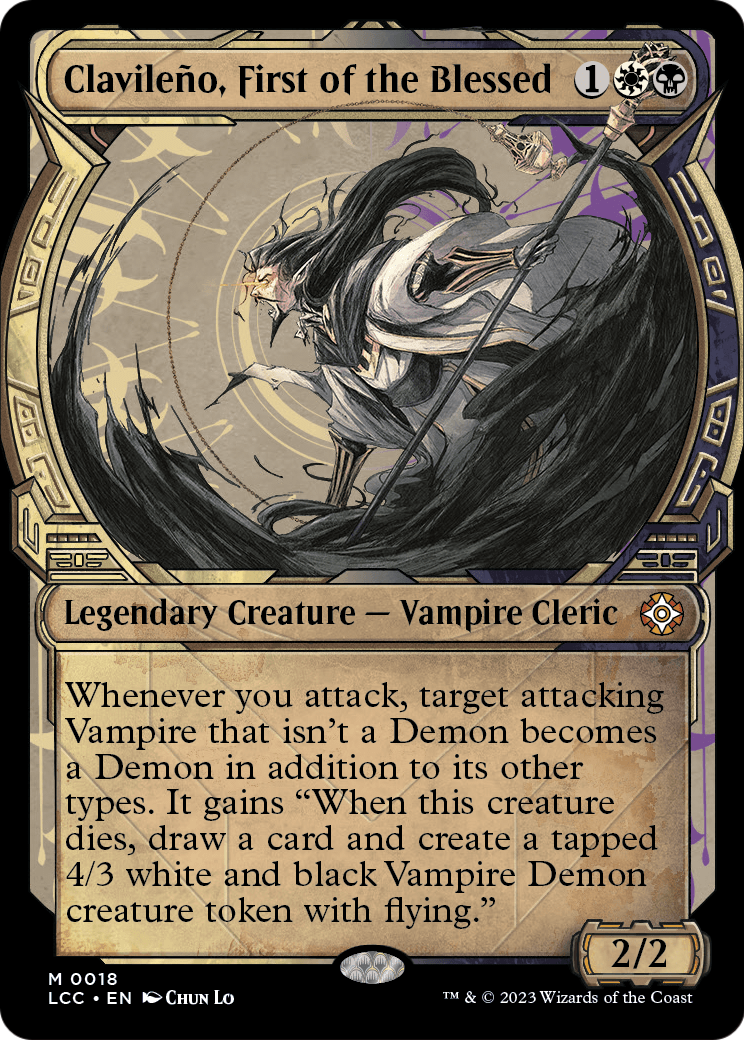 Clavileno, First of the Blessed (Showcase) (LCC-018) - The Lost Caverns of Ixalan Commander: (Showcase)