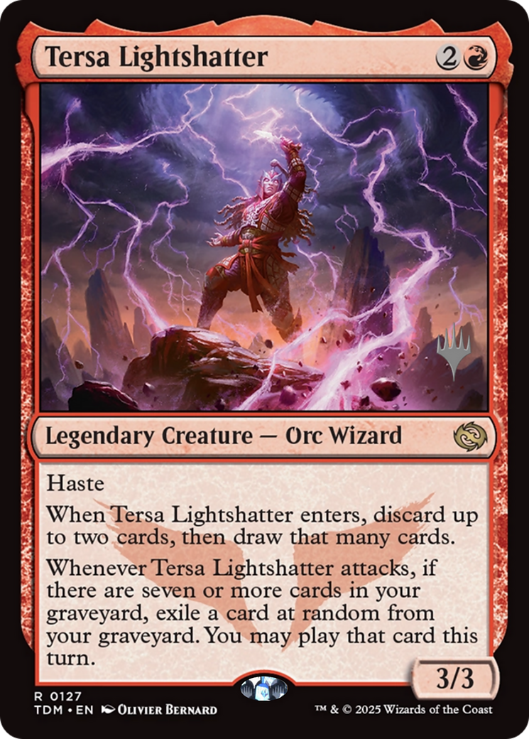 Tersa Lightshatter (PPTDM-127) - Promo Pack: Tarkir: Dragonstorm Foil