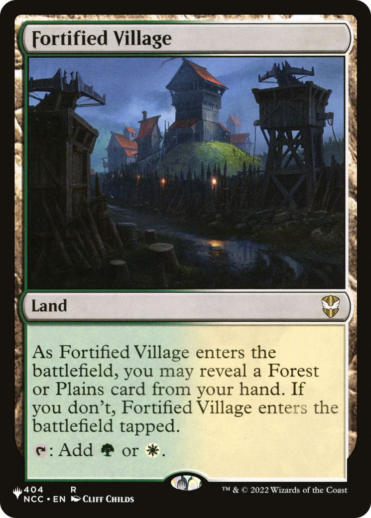 Fortified Village (LIST-NCC-404) - The List