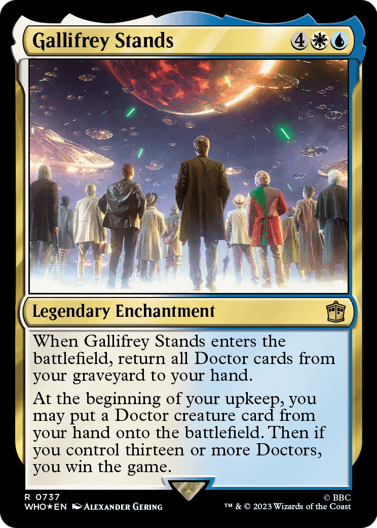 Gallifrey Stands (Surge Foil) (WHO-737) - Doctor Who Foil
