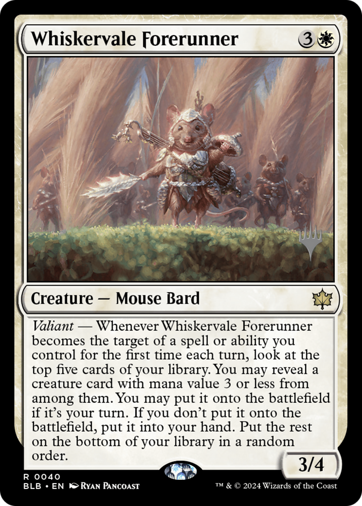 Whiskervale Forerunner (PPBLB-040) - Bloomburrow Promos