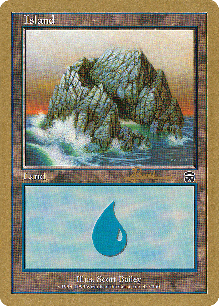 Island (337) - 2001 Antoine Ruel (MMQ) (WCD-) - World Championship Decks 2001