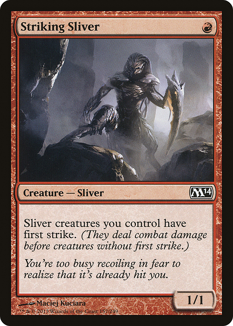 Striking Sliver (M14-157) - Magic 2014 Foil
