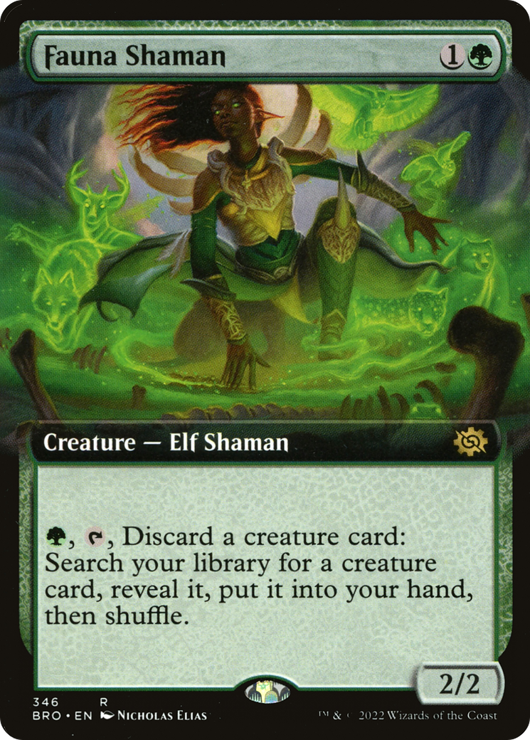 Fauna Shaman (Extended Art) (BRO-346) - The Brothers' War: (Extended Art) Foil