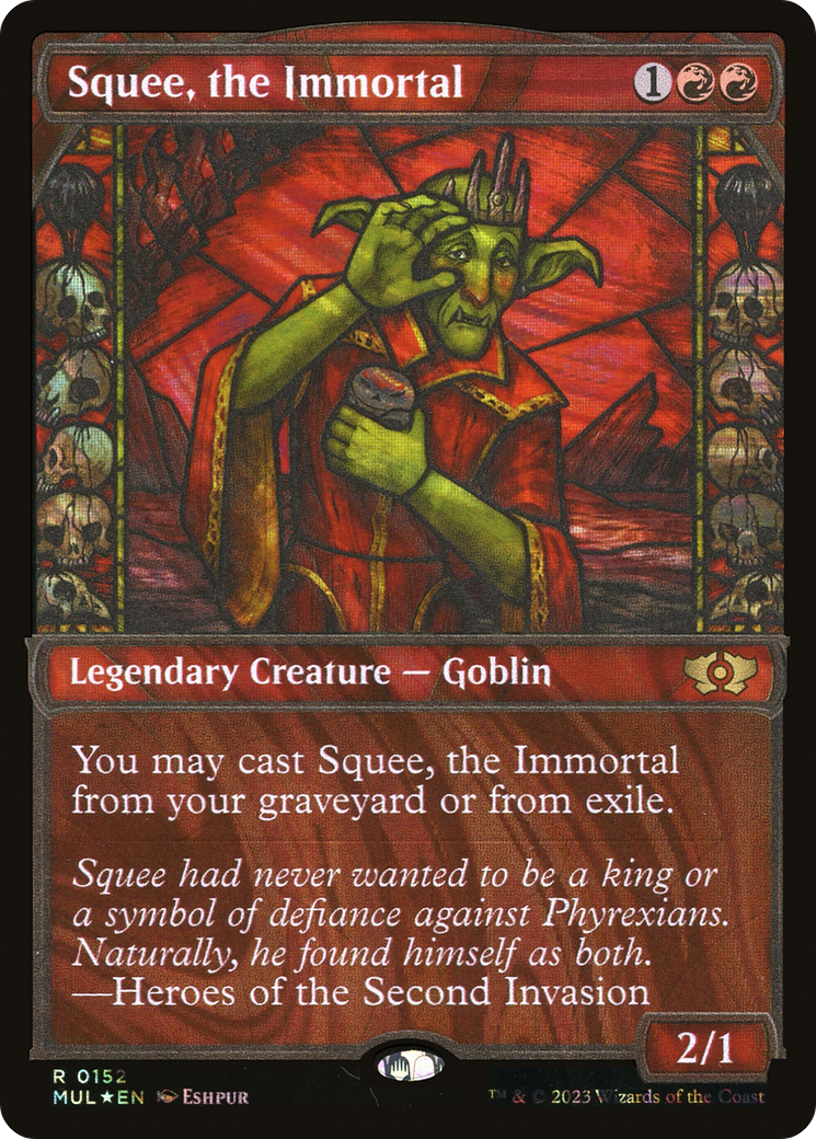 Squee, the Immortal (Halo Foil) (MUL-152) - Multiverse Legends: (Showcase) Foil