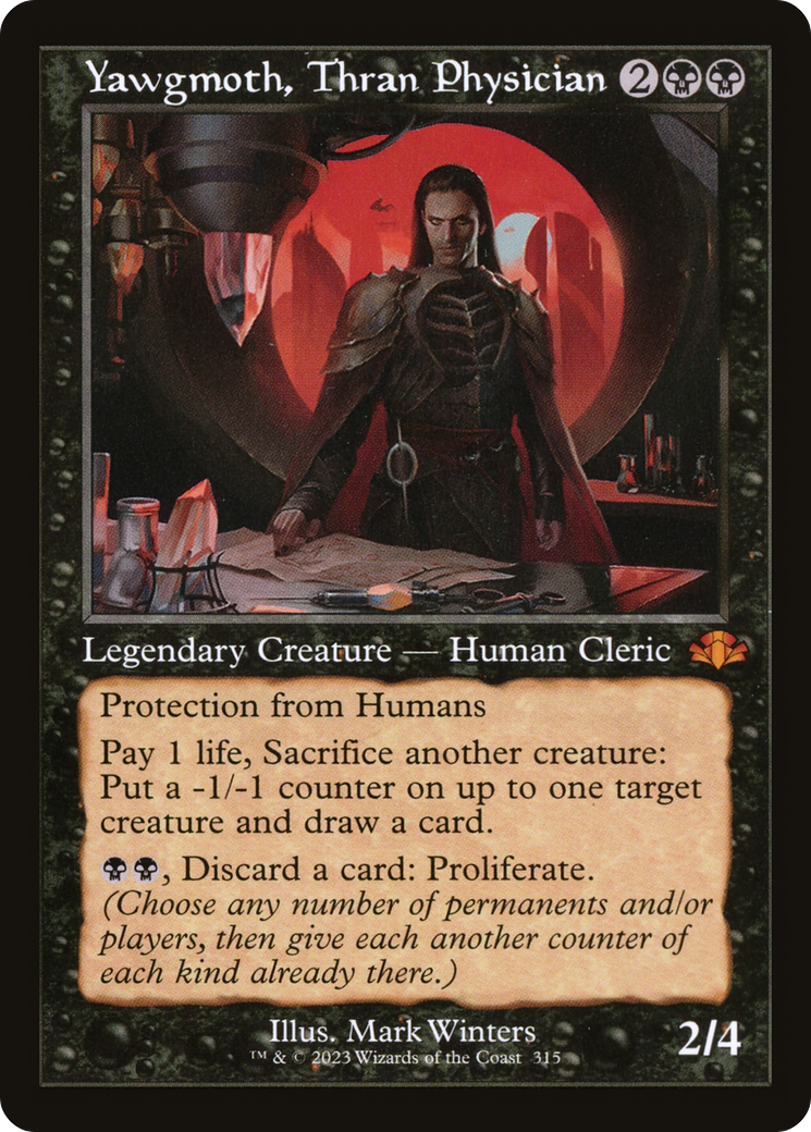 Yawgmoth, Thran Physician (Retro Frame) (DMR-315) - Dominaria Remastered Foil