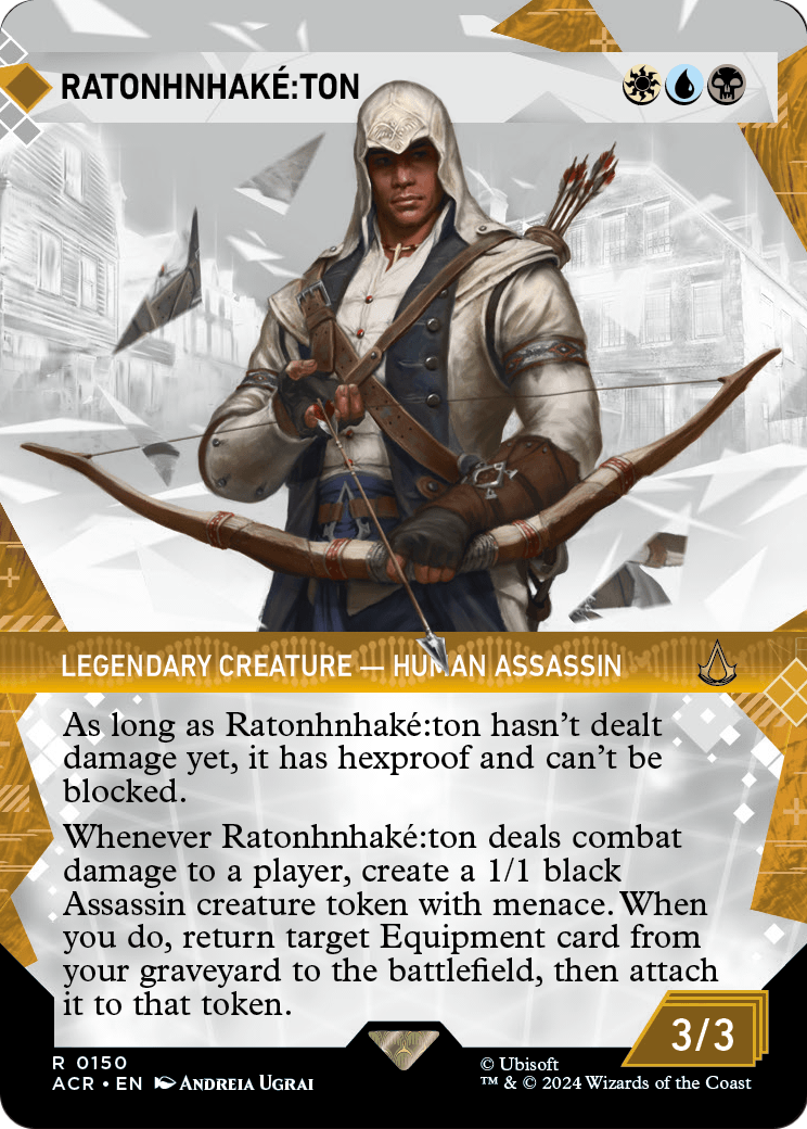Ratonhnhake:ton (Showcase) (ACR-150) - Assassin's Creed: (Showcase) (Borderless)