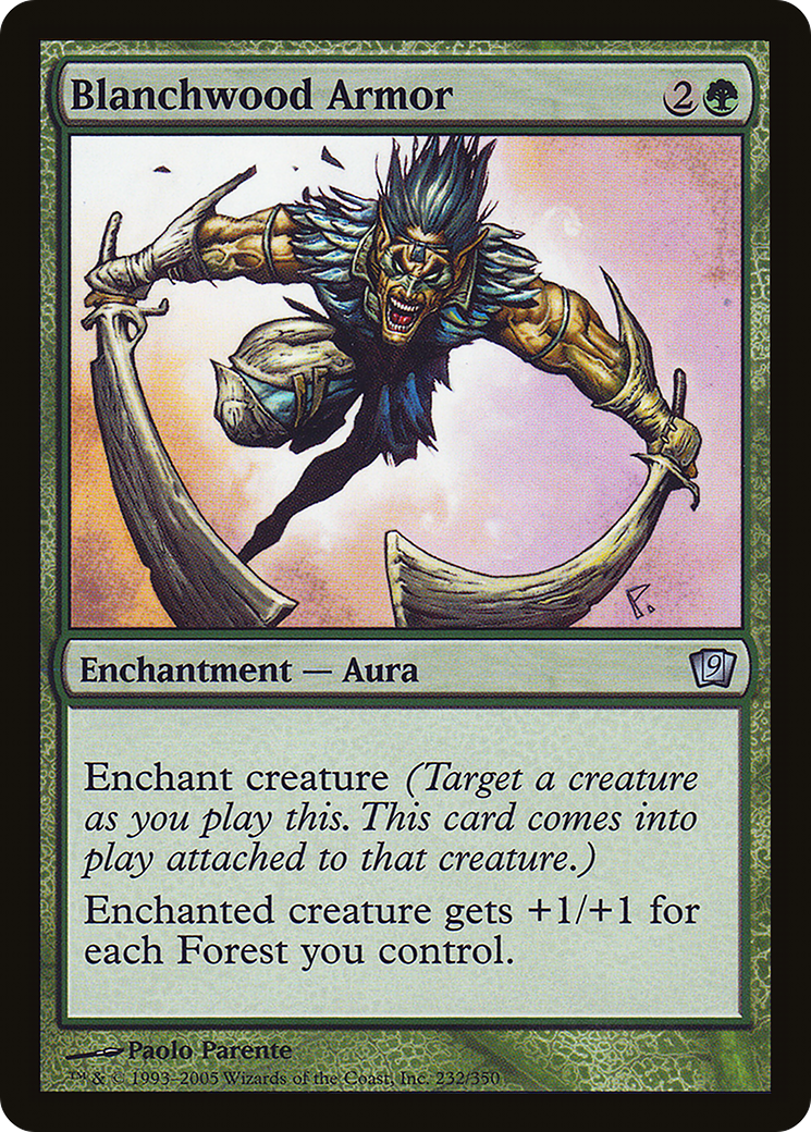 Blanchwood Armor (9ED-232) - 9th Edition Foil