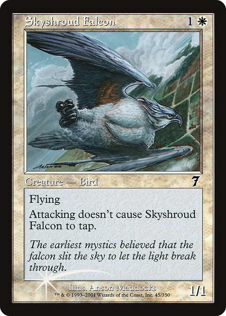 Skyshroud Falcon (7ED-45★) - 7th Edition Foil