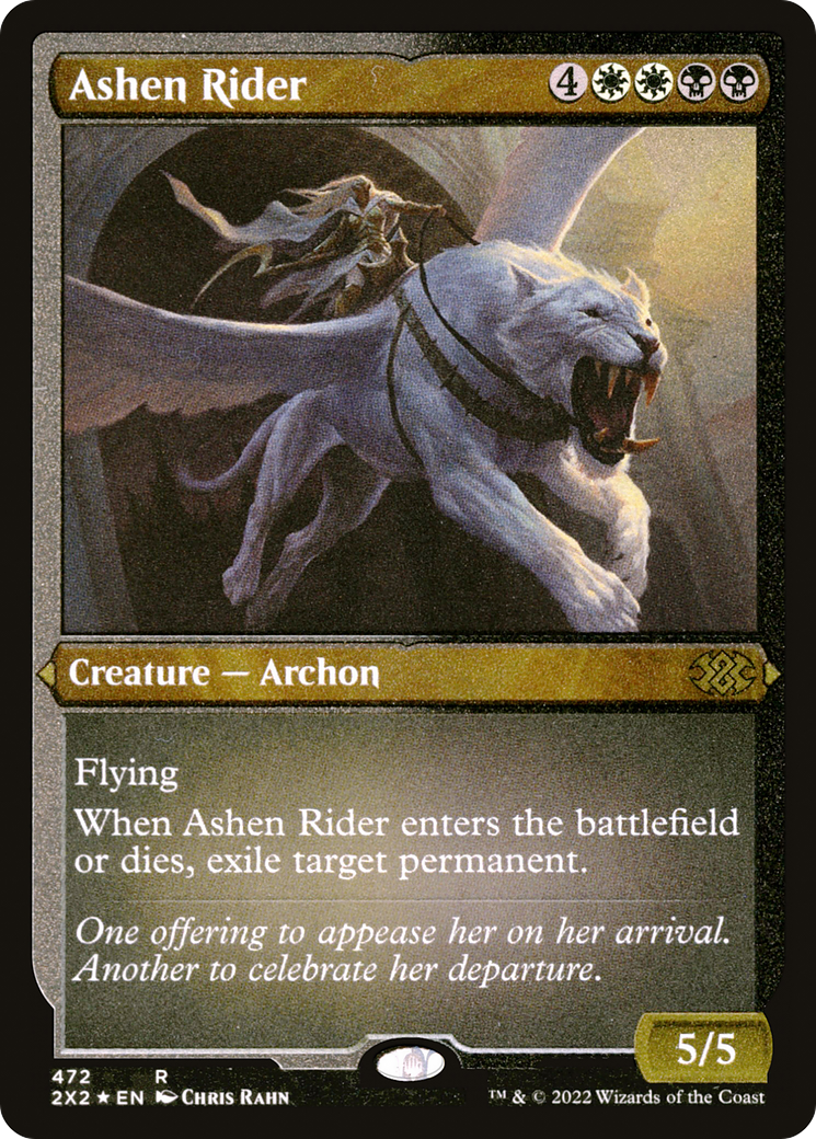 Ashen Rider (Foil Etched) (2X2-472) - Double Masters 2022 Foil