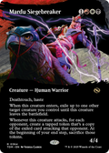 Mardu Siegebreaker (Borderless) (TDM-364) - Tarkir: Dragonstorm: (Showcase) Foil