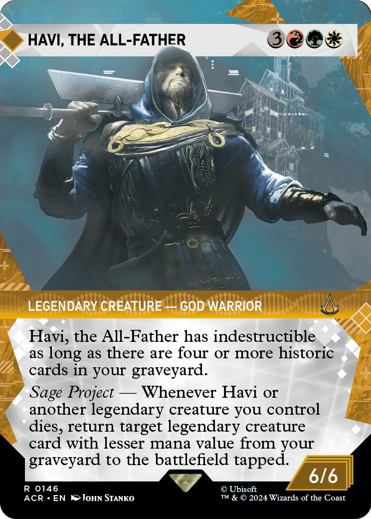 Havi, the All-Father (Showcase) (ACR-146) - Assassin's Creed: (Showcase) (Borderless)