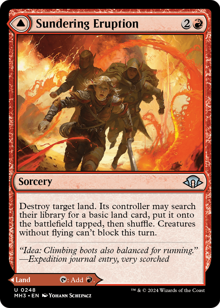 Sundering Eruption (MH3-248) - Modern Horizons 3