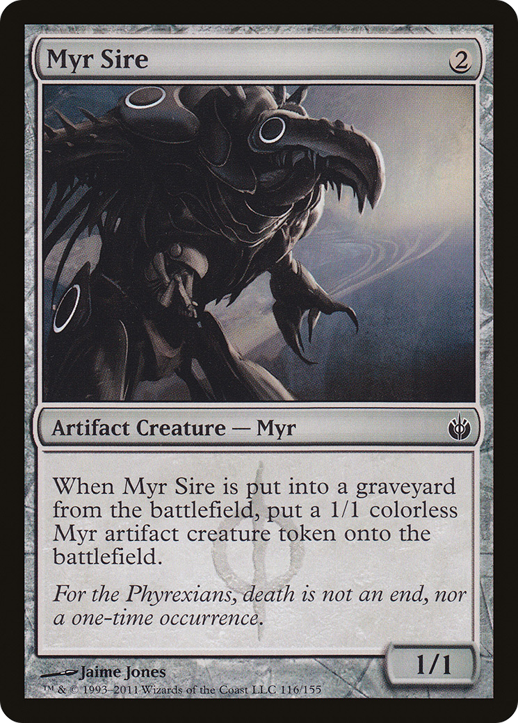 Myr Sire (MBS-116) - Mirrodin Besieged Foil