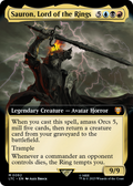 Sauron, Lord of the Rings (Extended Art) (LTC-092) - Tales of Middle-earth Commander: (Extended Art)