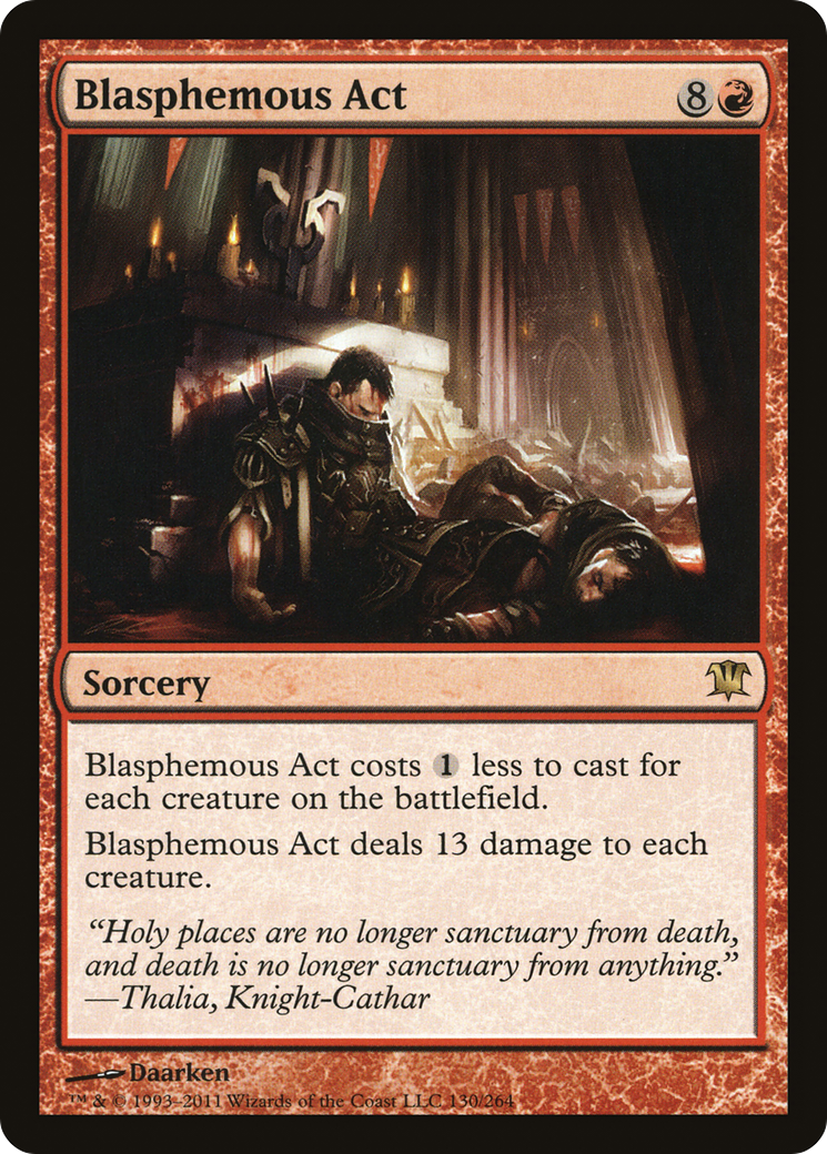 Blasphemous Act (ISD-130) - Innistrad Foil