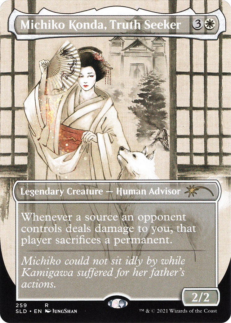 Michiko Konda, Truth Seeker (SLD-259) - Secret Lair Drop (Borderless) Foil