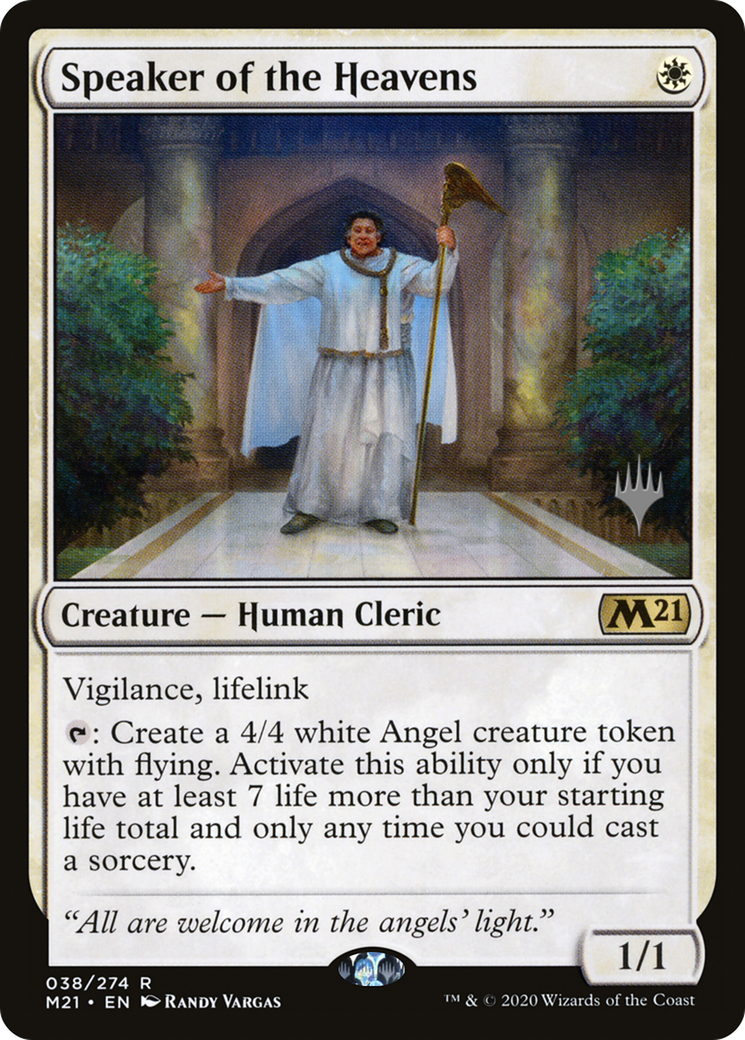 Speaker of the Heavens (PPM21-038) - Core Set 2021 Promos