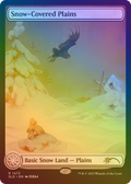 Snow-Covered Plains (1473) (Rainbow Foil) (SLD-1473) - Secret Lair Drop: (Full Art) Foil