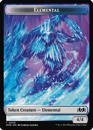 Elemental Token (WOE-009) - Wilds of Eldraine