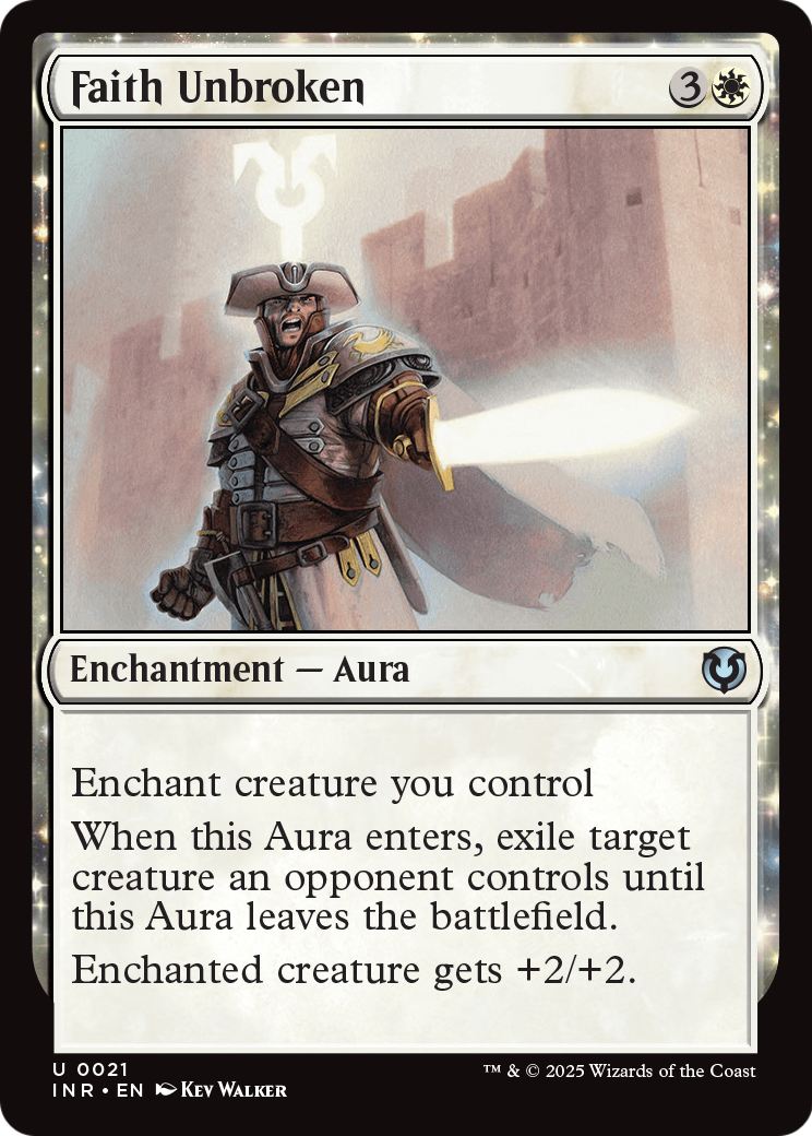 Faith Unbroken (INR-021) - Innistrad Remastered: (enchantment) Foil