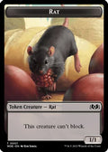 Rat // Food (0011) Double-Sided Token (WOE-7 // 11) - Wilds of Eldraine Foil