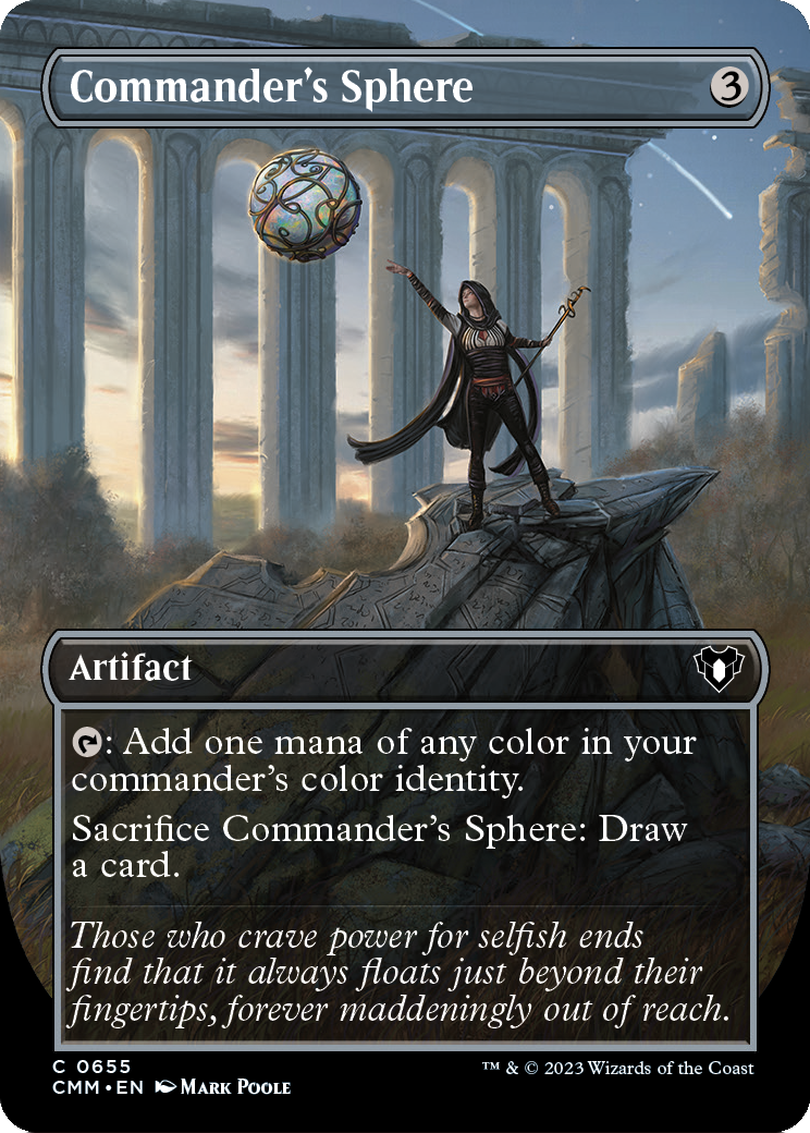 Commander's Sphere (Borderless) (CMM-655) - Commander Masters Foil