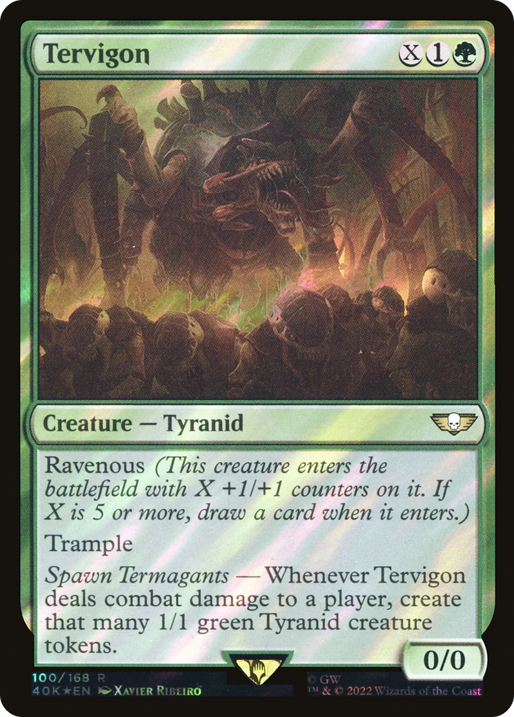 Tervigon (Surge Foil) (40K-100) - Warhammer 40,000 Commander Foil