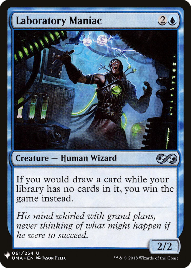 Laboratory Maniac (UMA) (LIST-UMA-61) - The List