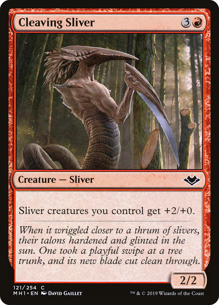 Cleaving Sliver (MH1-121) - Modern Horizons