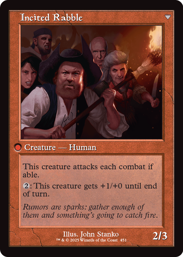 Town Gossipmonger (Retro Frame) (INR-451) - Innistrad Remastered