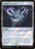 Icon of Ancestry (Surge Foil) (40K-242) - Warhammer 40,000 Commander Foil