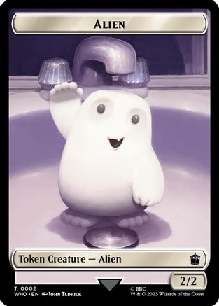 Alien // Osgood, Operation Double Double-Sided Token (WHO-2 // 32) - Universes Beyond: Doctor Who Foil