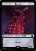 Dalek // Food (0025) Double-Sided Token (WHO-12 // 25) - Universes Beyond: Doctor Who Foil