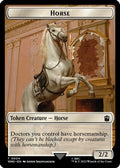 Horse // Treasure (0028) Double-Sided Token (WHO-4 // 28) - Universes Beyond: Doctor Who Foil