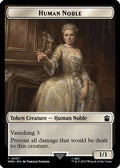 Human Noble // Cyberman Double-Sided Token (WHO-7 // 24) - Universes Beyond: Doctor Who Foil