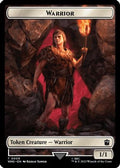 Warrior // Food (0025) Double-Sided Token (WHO-9 // 25) - Universes Beyond: Doctor Who
