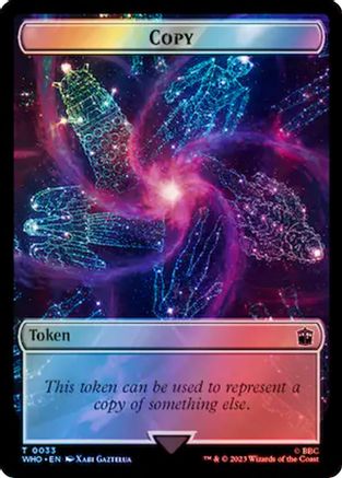 Copy // Cyberman Double-Sided Token (Surge Foil) (WHO-33 // 56) - Universes Beyond: Doctor Who Foil