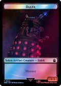 Dalek // Alien Warrior Double-Sided Token (Surge Foil) (WHO-44 // 46) - Universes Beyond: Doctor Who Foil